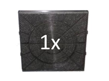 Afzuigkap koolstoffilter 1x