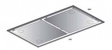 Plafond afzuigkap carina tek2